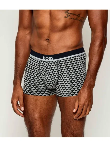 BOSS BLACK Chiloți boxer Print negru