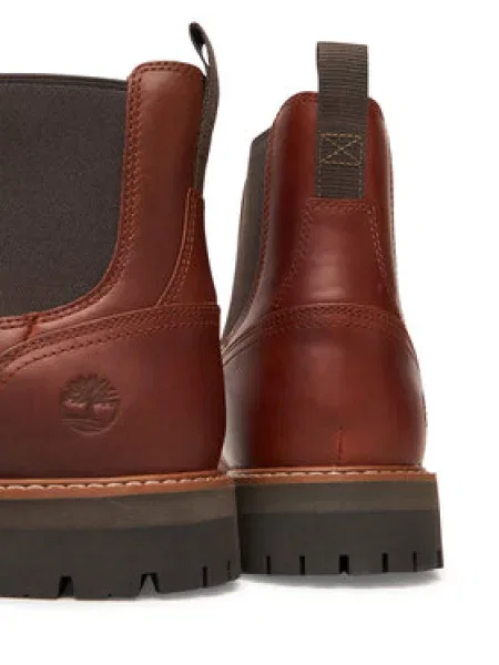 Chelsea stiliaus batai Timberland ruda