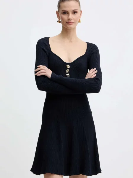 Fracomina rochie bleumarin mini evazați