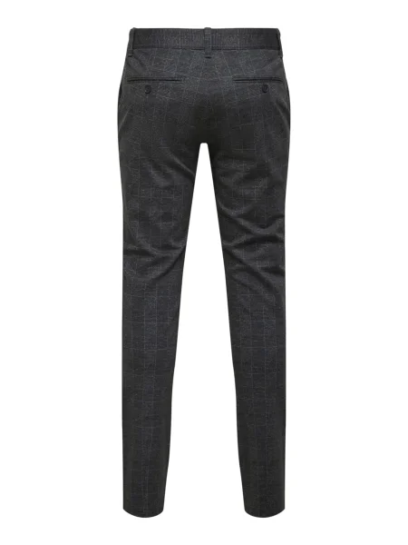 Only & Sons Chino hlače Mark siva / pegasto črna