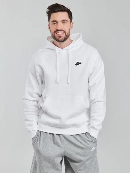 Fleece fleece melegítő felső Nike fehér