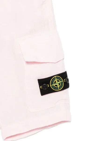Szorty dziecięce Stone Island różowe