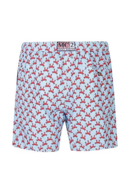 Slip de baie Mc2 Saint Barth cu imagine albastru