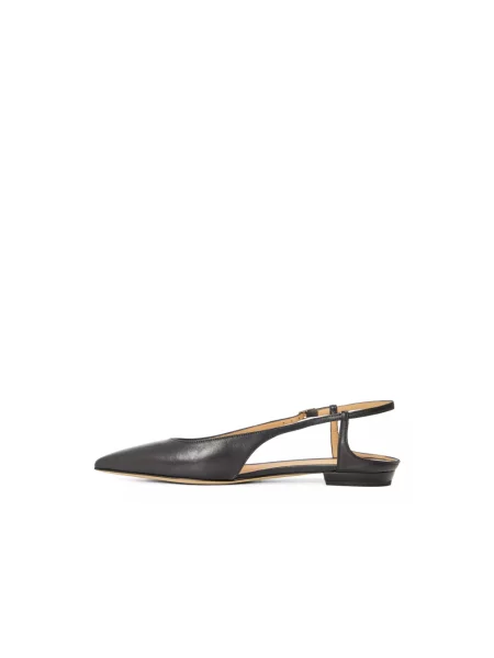 Czółenka Emporio Armani skórzana czarna
