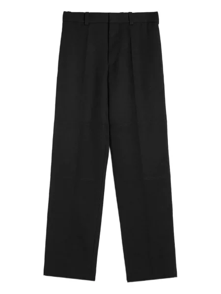 Pantaloni Jil Sander de lână negru