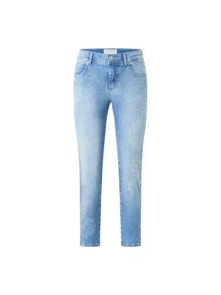 Angels Jeansy Kobieta Jeansyy Skinny Fit niebieski