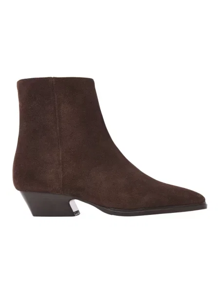 Buty do kostki Via Vai skórzane brązowe