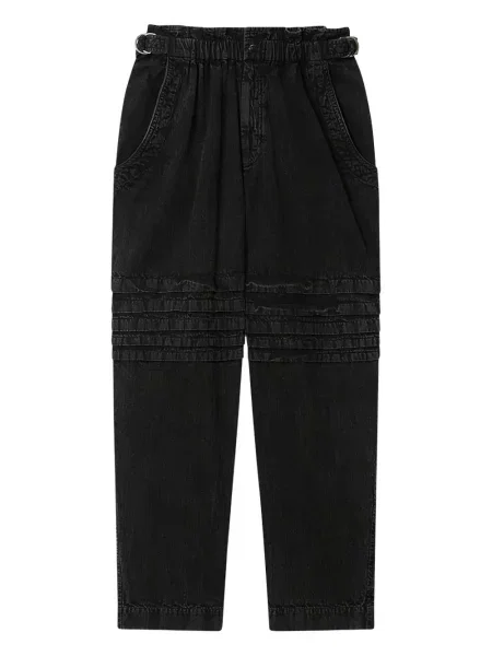 Pantaloni Marant Etoile cu volane negru