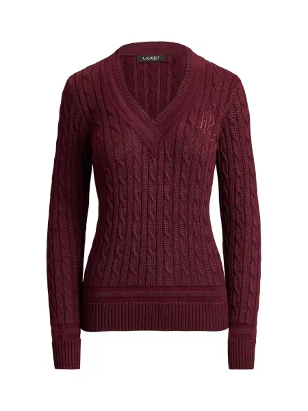 Lauren Ralph Lauren Pulover MEREN bordeaux roșu