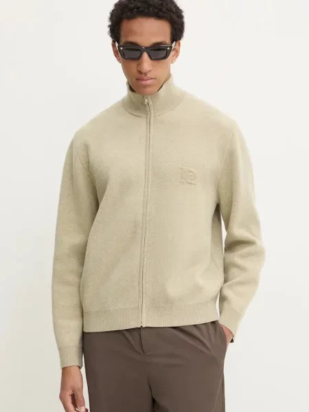 Nanushka cardigan din lana POVAL verde