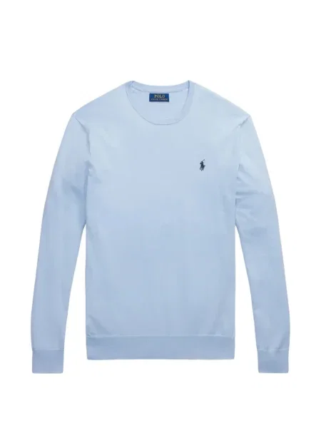Matlasat tricou polo Polo Ralph Lauren cu decolteu rotund cu autograf roșu