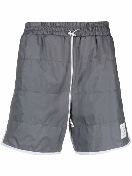 Pantaloni scurți Thom Browne argintiu