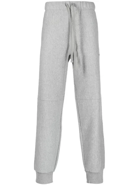 Pantaloni Carhartt Wip cu broderie gri