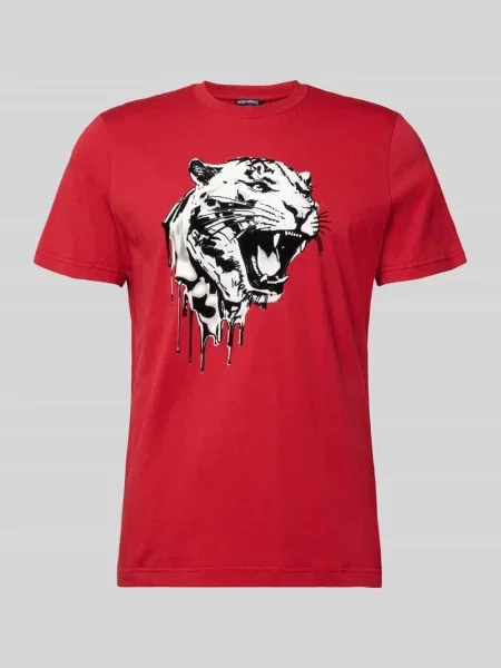 T-shirt z detalem z logo Antony Morato
