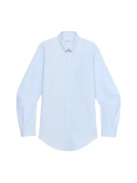 Koszula Brooks Brothers z twillu niebieska