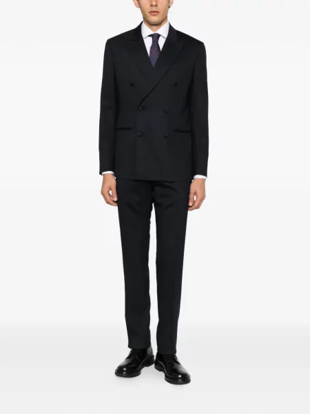 Двуреден костюм Lardini синьо