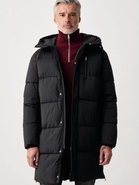 Trussardi jachetă de iarnă pentru bărbați negru