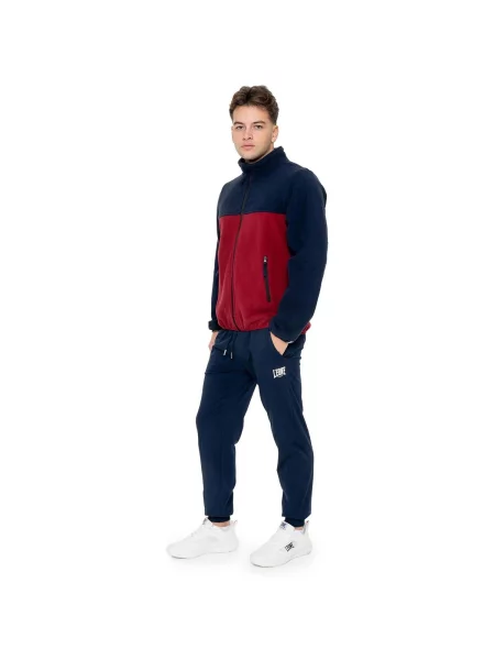 Mikina na zips Leone 1947 červená
