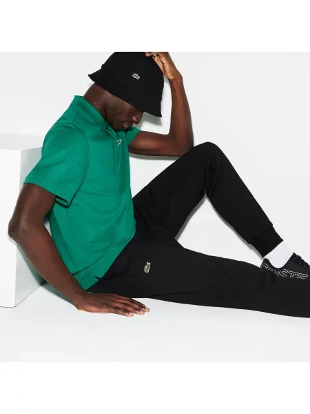 Поло Lacoste зеленое