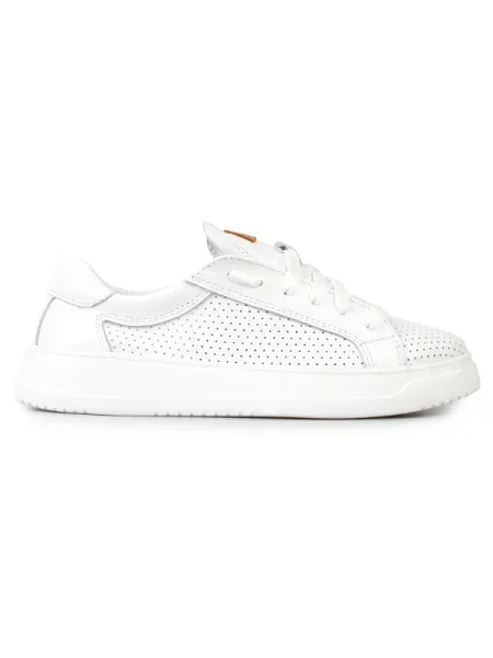 Кожаные кеды Modamilano белые