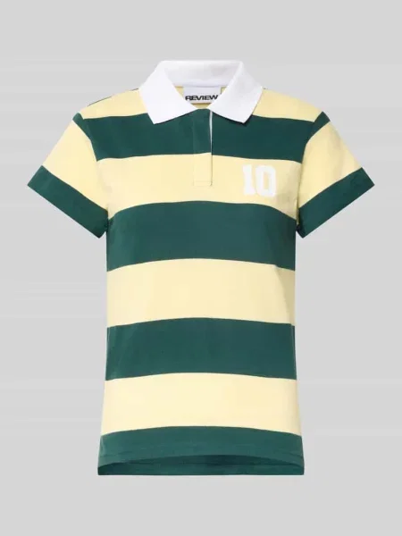 Koszulka polo o kroju regular fit z krytą listwą guzikową Review