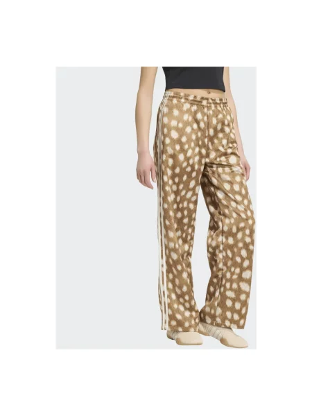 Adidas Originals spodnie dresowe Firebird brązowe