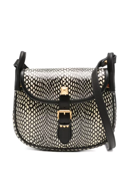 Body Valentino Garavani cu imagine cu imprimeu animal print negru