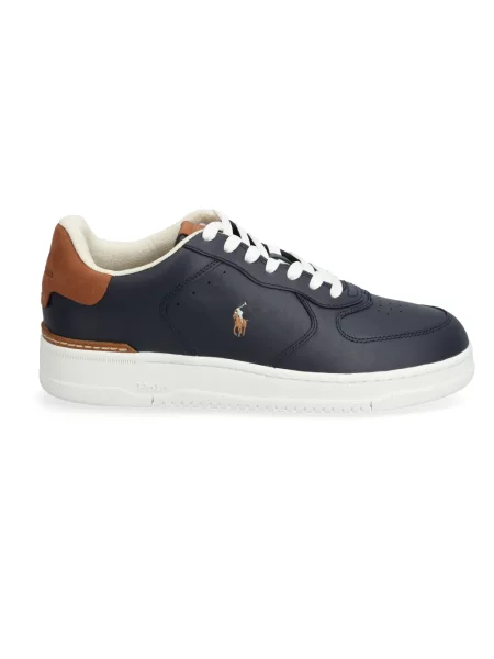 Sneakersy Polo Ralph Lauren skórzane czarne