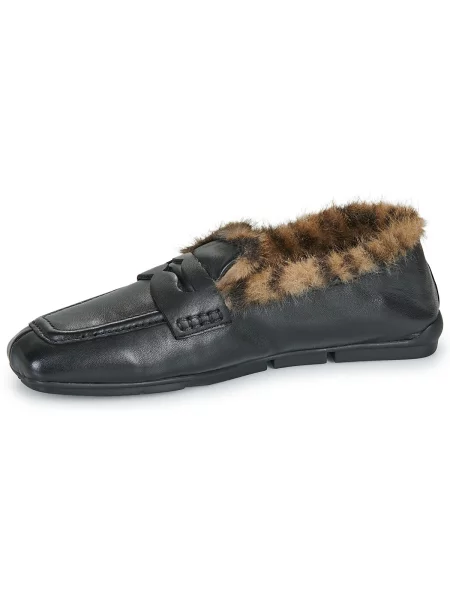 Pantofi Ash cu blană negru