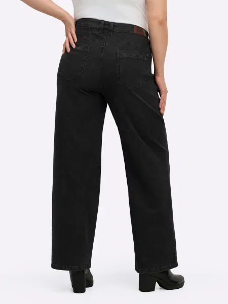 SHEEGO Jeans denim negru