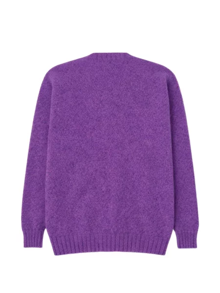 Pulover Fortela cu decolteu rotund violet