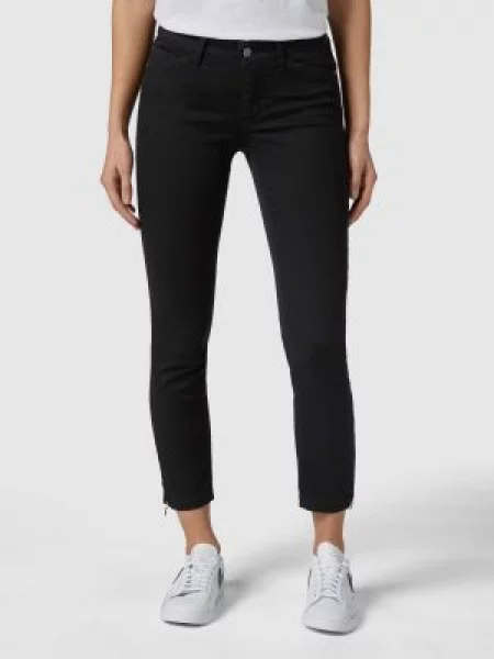 Jeansy o kroju skinny fit z dodatkiem streczu model ‘DREAM CHIC’ Mac czarne