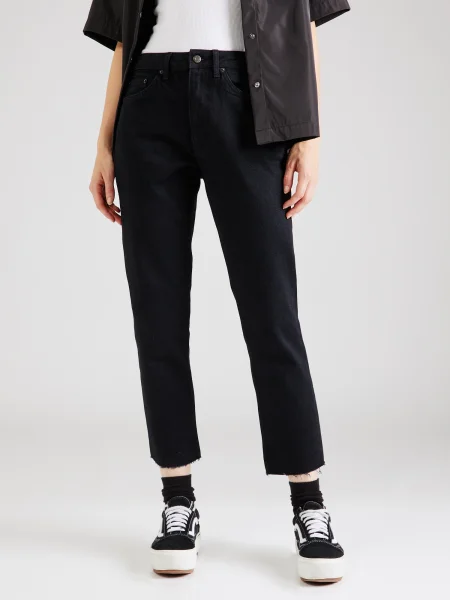 TOPSHOP Džinsai juodo džinso