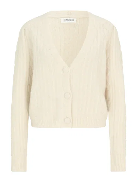 Guido Maria Kretschmer Geacă tricotată Farina fildeş