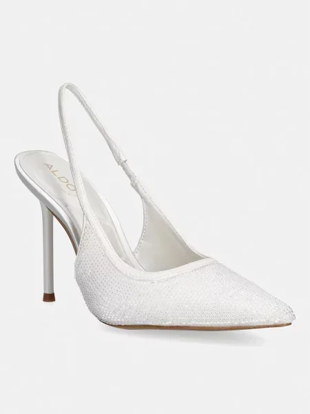 Pantofi cu toc Aldo alb