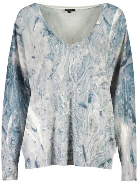 Bluză Desigual albastru