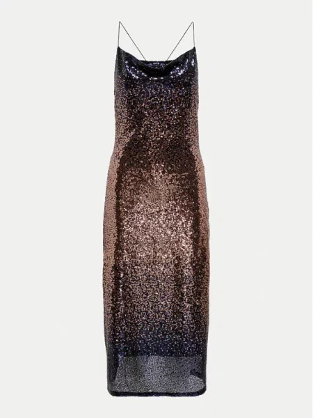 Cocktail obleka ONLY rjava