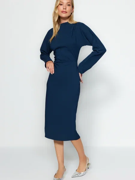 Rochie Trendyol țesută albastru