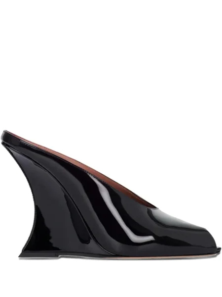 Papuci tip mules Paris Texas negru