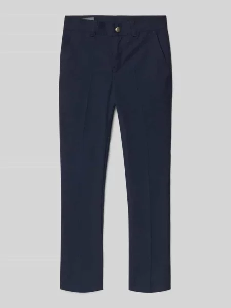 Chinosy o kroju super slim fit z dodatkiem streczu G.o.l. granatowe