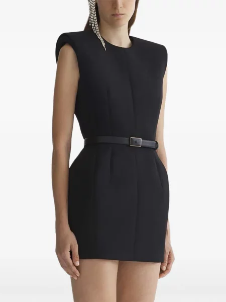Rochie mini Mugler de costum negru