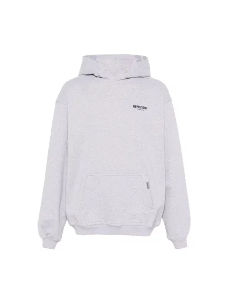 Bluza z kapturem Represent szara