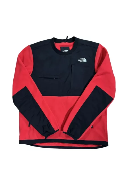 Hanorac crewneck The North Face cu decolteu rotund roșu