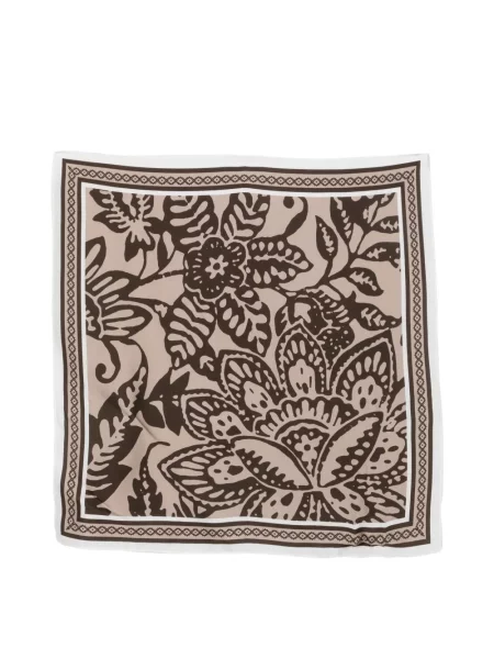 Fular Marc O'polo cu model floral cu imagine