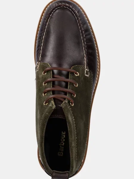 Кожаные ботинки Barbour коричневые