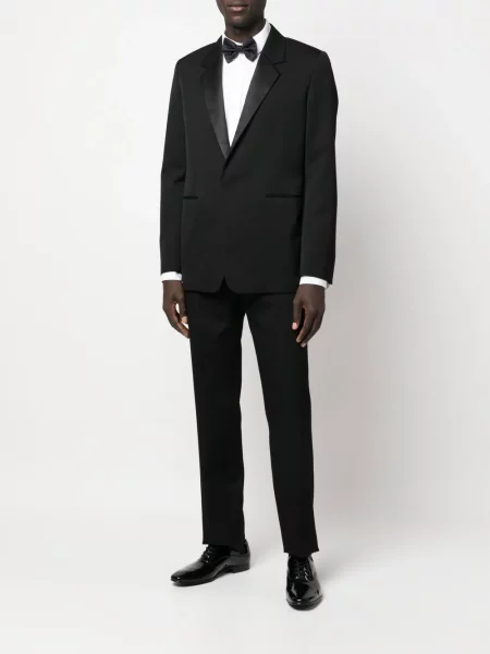 Vilnonis kostiumas Jil Sander juoda
