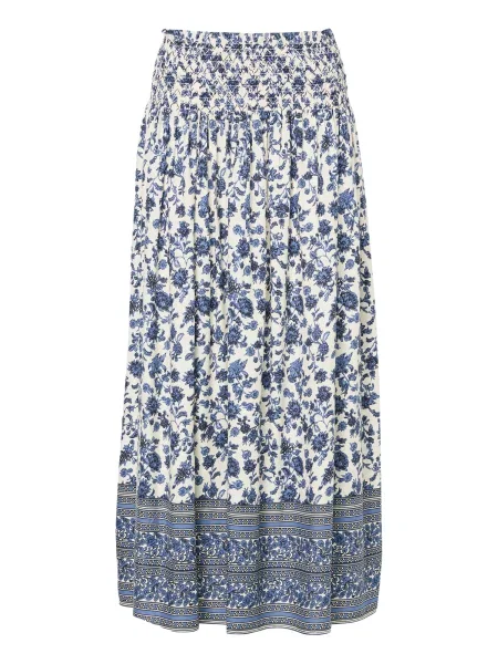 Lollys Laundry Fustă Myra safir / negru alb