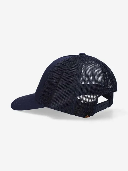 Férfi Alpha Industries Label Trucker baseball sapka rep.blue. Méret: OS kék