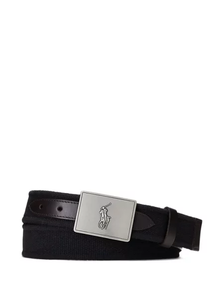 Lanena polo majica Polo Ralph Lauren karirana zelena