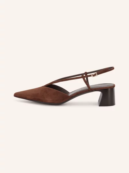 Jeffrey Campbell Lodičky Annemarie tmavě / zlatá hnědá